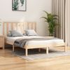 Estructura De Cama Madera Maciza De Pino 135x190 Cm Vidaxl