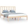 Estructura De Cama Madera Maciza De Pino 140x190 Cm Vidaxl