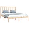 Estructura De Cama Madera Maciza De Pino 140x190 Cm Vidaxl