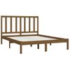 Estructura De Cama Madera Maciza De Pino Marrón Miel 120x200 Cm Vidaxl