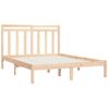 Estructura De Cama De Matrimonio Madera Maciza 135x190 Cm Vidaxl