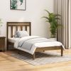 Estructura De Cama Madera Maciza Marrón Miel 100x200 Cm Vidaxl