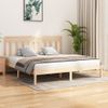 Estructura De Cama Madera Maciza 180x200 Cm Vidaxl