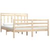 Estructura De Cama Madera Maciza 140x200 Cm Vidaxl