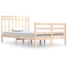 Estructura De Cama Madera Maciza 120x200 Cm Vidaxl