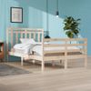 Estructura De Cama Madera Maciza 120x200 Cm Vidaxl