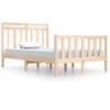 Estructura De Cama Madera Maciza 120x190 Cm Vidaxl