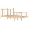 Estructura De Cama De Madera Maciza 140x190 Cm Vidaxl