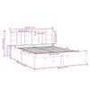 Estructura De Cama Madera Maciza Blanco Supe King 180x200 Cm Vidaxl