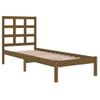 Estructura De Cama Madera Maciza Marrón Miel 100x200 Cm Vidaxl