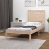 Estructura De Cama Madera Maciza 90x190 Cm Vidaxl