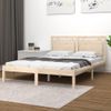 Estructura De Cama De Madera Maciza 140x200 Cm Vidaxl