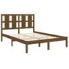 Estructura De Cama Madera Maciza De Pino Marrón Miel 120x200 Cm Vidaxl