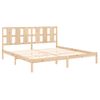 Estructura De Cama Madera Maciza 180x200 Cm Vidaxl