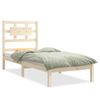 Estructura De Cama Madera Maciza 75x190 Cm Vidaxl