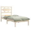 Estructura De Cama Madera Maciza 75x190 Cm Vidaxl