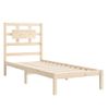 Estructura De Cama Madera Maciza 75x190 Cm Vidaxl