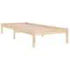 Estructura De Cama Madera Maciza 75x190 Cm Vidaxl