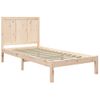 Estructura De Cama Madera Maciza De Pino 75x190 Cm Vidaxl