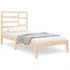 Estructura De Cama Madera Maciza 75x190 Cm Vidaxl