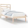 Estructura De Cama Madera Maciza 90x190 Cm Vidaxl