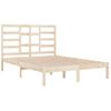 Estructura De Cama Madera Maciza De Pino 140x190 Cm Vidaxl