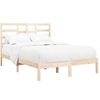 Estructura De Cama Sin Colchón Madera Maciza 120x200 Cm Vidaxl