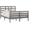 Estructura De Cama De Madera Maciza Blanca 140x190 Cm Vidaxl