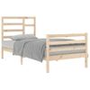 Estructura De Cama Madera Maciza 90x200 Cm Vidaxl