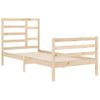 Estructura De Cama Madera Maciza 90x200 Cm Vidaxl