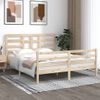 Estructura De Cama De Madera Maciza 160x200 Cm Vidaxl