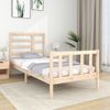 Estructura De Cama Madera Maciza 75x190 Cm Vidaxl