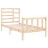 Estructura De Cama Madera Maciza 75x190 Cm Vidaxl