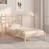 Estructura De Cama Madera Maciza De Pino 90x200 Cm Vidaxl