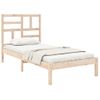 Estructura De Cama Madera Maciza De Pino 90x200 Cm Vidaxl