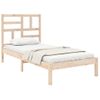 Estructura De Cama Madera Maciza 100x200 Cm Vidaxl