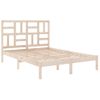 Estructura De Cama Madera Maciza De Pino 120x200 Cm Vidaxl