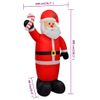 Papá Noel Inflable Con Led 300 Cm Vidaxl