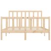 Estructura De Cama De Madera Maciza 140x200 Cm Vidaxl