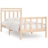 Estructura De Cama Madera Maciza De Pino 100x200 Cm Vidaxl