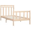 Estructura De Cama Madera Maciza De Pino 100x200 Cm Vidaxl