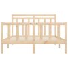 Estructura De Cama Madera Maciza De Pino 120x200 Cm Vidaxl