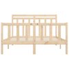 Estructura De Cama De Madera Maciza De Pino 140x200 Cm Vidaxl