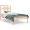 Estructura De Cama Madera Maciza De Pino 100x200 Cm Vidaxl