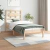 Estructura De Cama Madera Maciza De Pino 100x200 Cm Vidaxl