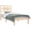 Estructura De Cama Madera Maciza De Pino 100x200 Cm Vidaxl