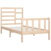 Estructura De Cama Madera Maciza De Pino 90x200 Cm Vidaxl