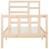 Estructura De Cama Madera Maciza De Pino 90x200 Cm Vidaxl