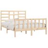 Estructura De Cama Madera Maciza De Pino 120x200 Cm Vidaxl