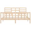 Estructura De Cama De Madera Maciza De Pino 200x200 Cm Vidaxl